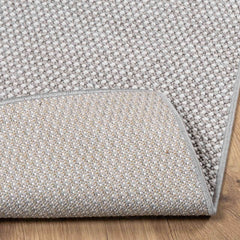 vidaXL Indoor Rug LUGO Cream and Grey 80 x 150 cm Polyester 5