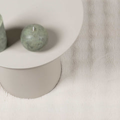 vidaXL Area Rugs Round SIROLO Cream Ø 160 CM Polyester 6