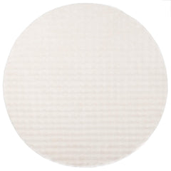 vidaXL Area Rugs Round SIROLO Cream Ø 160 CM Polyester 2