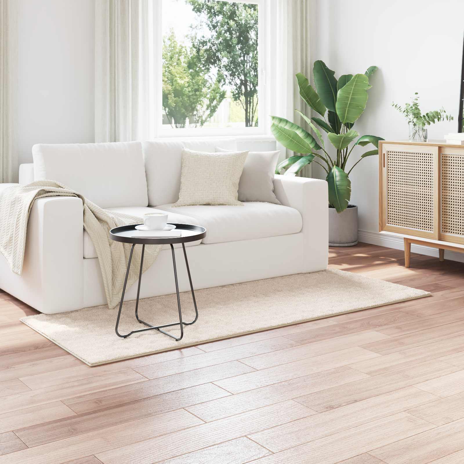 vidaXL Area Rugs Rectangular SIROLO Beige 150 x 80 cm Polyester 1