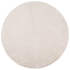 vidaXL Area Rugs Round SIROLO Beige Ø 160 CM Polyester 2