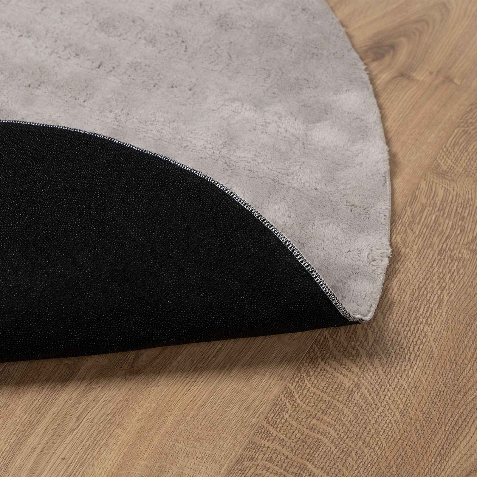 vidaXL Area Rugs Round SIROLO Sand Ø 160 CM Polyester 4