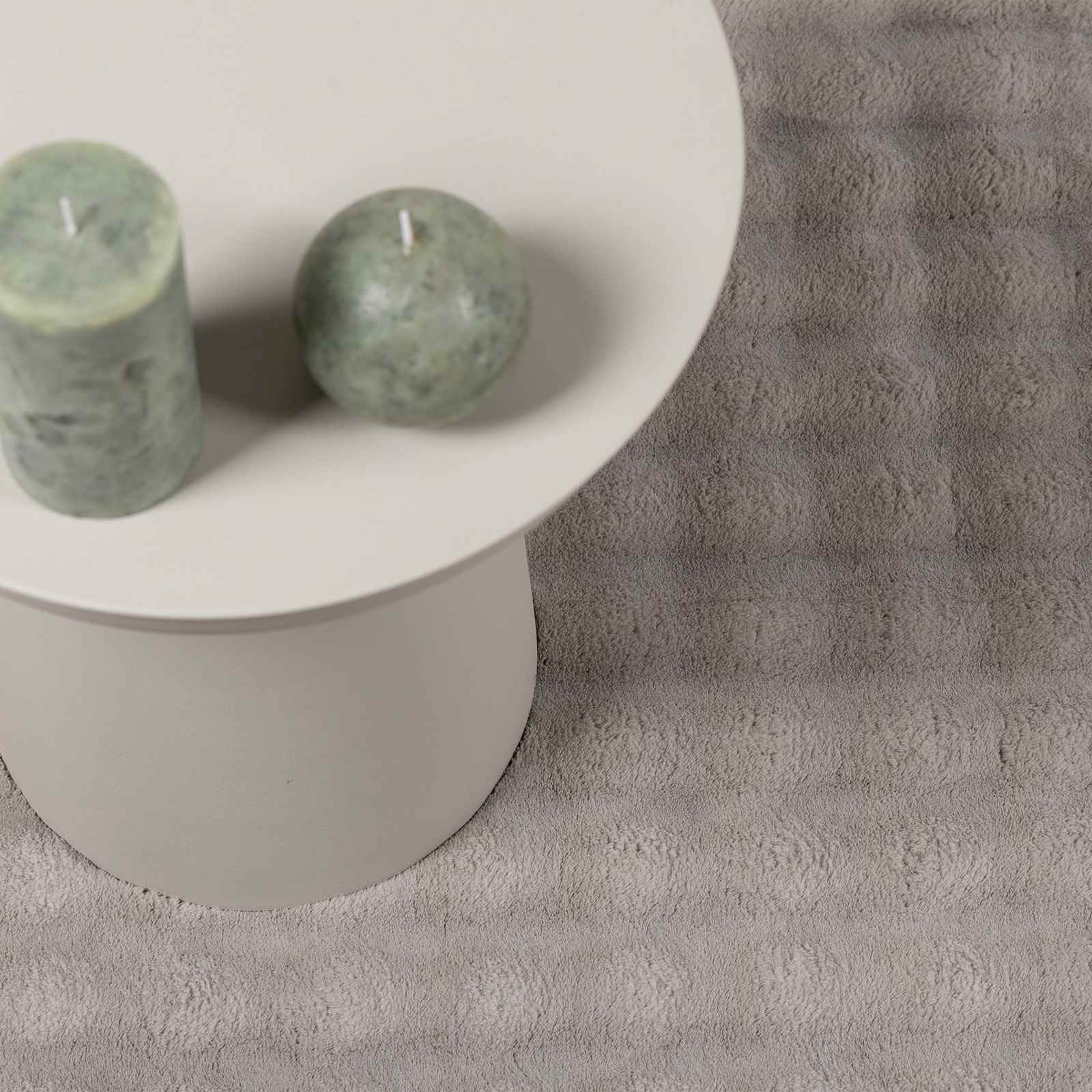 vidaXL Area Rugs Round SIROLO Sand Ø 160 CM Polyester 6