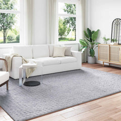 vidaXL Indoor Rug SIROLO Polyester Medium Pile Grey
