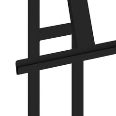 vidaXL Trade Show Displays 2 pcs Black 26.5 x 26.5 x 150 cm Steel 6