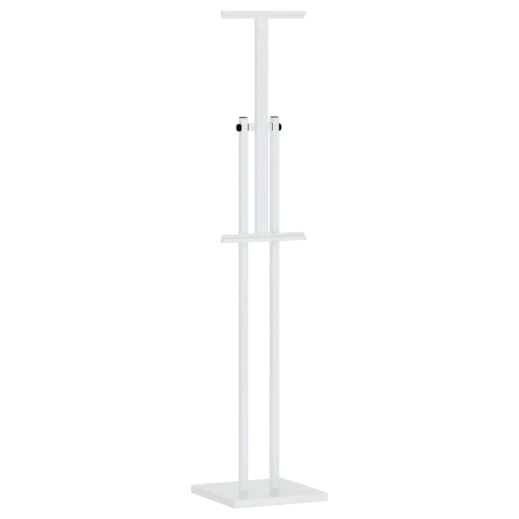 vidaXL Trade Show Displays 2 pcs White 26.5 x 26.5 x 150 cm Steel 5