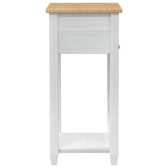 Console table 55 x 35 x 73 cm Solid Pine Wood White