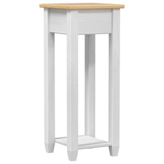 vidaXL Plant Stand White 30 x 30x 73 cm Solid Pine Wood 6