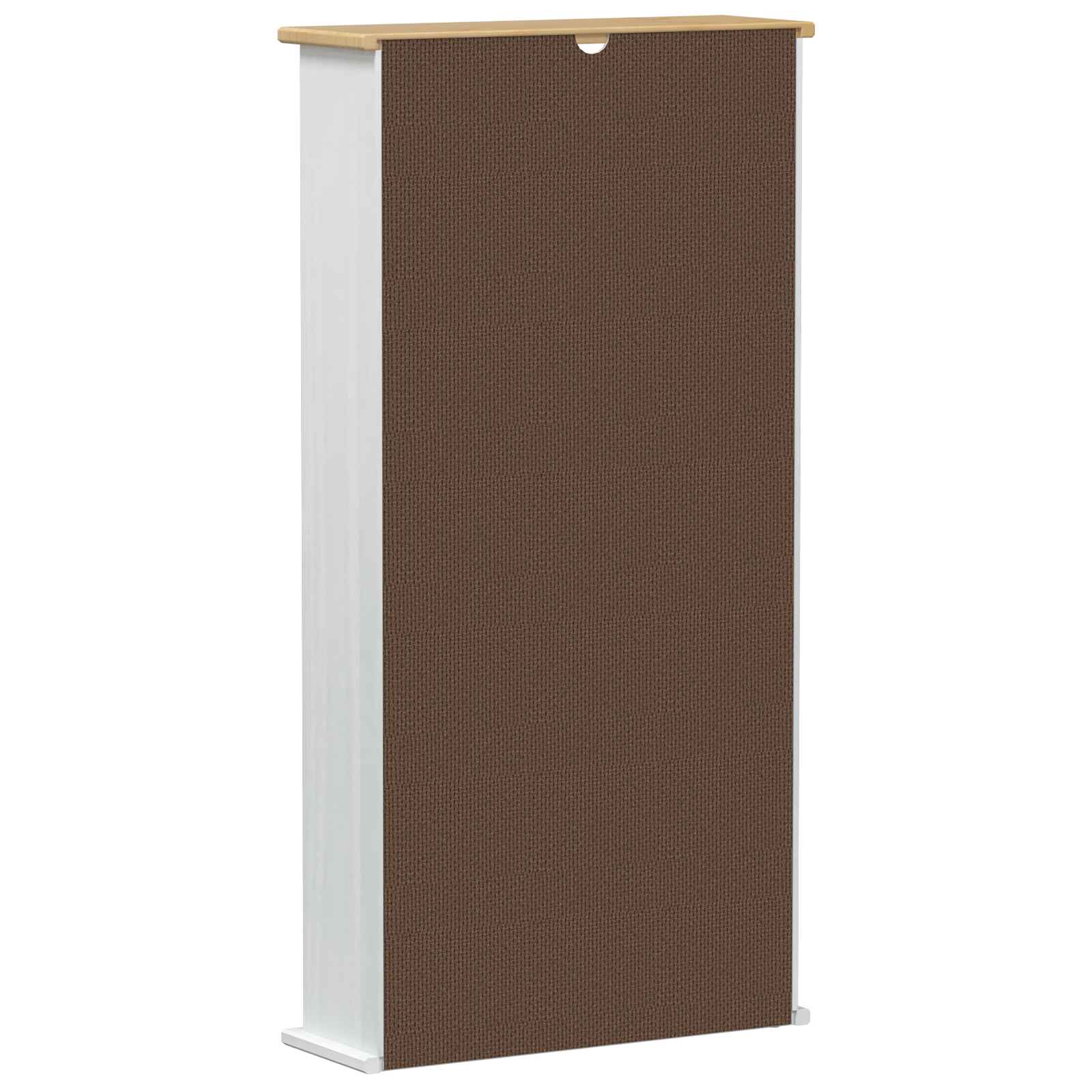 CD cabinet 52 x 17.5 x 103 cm Solid Pine Wood White