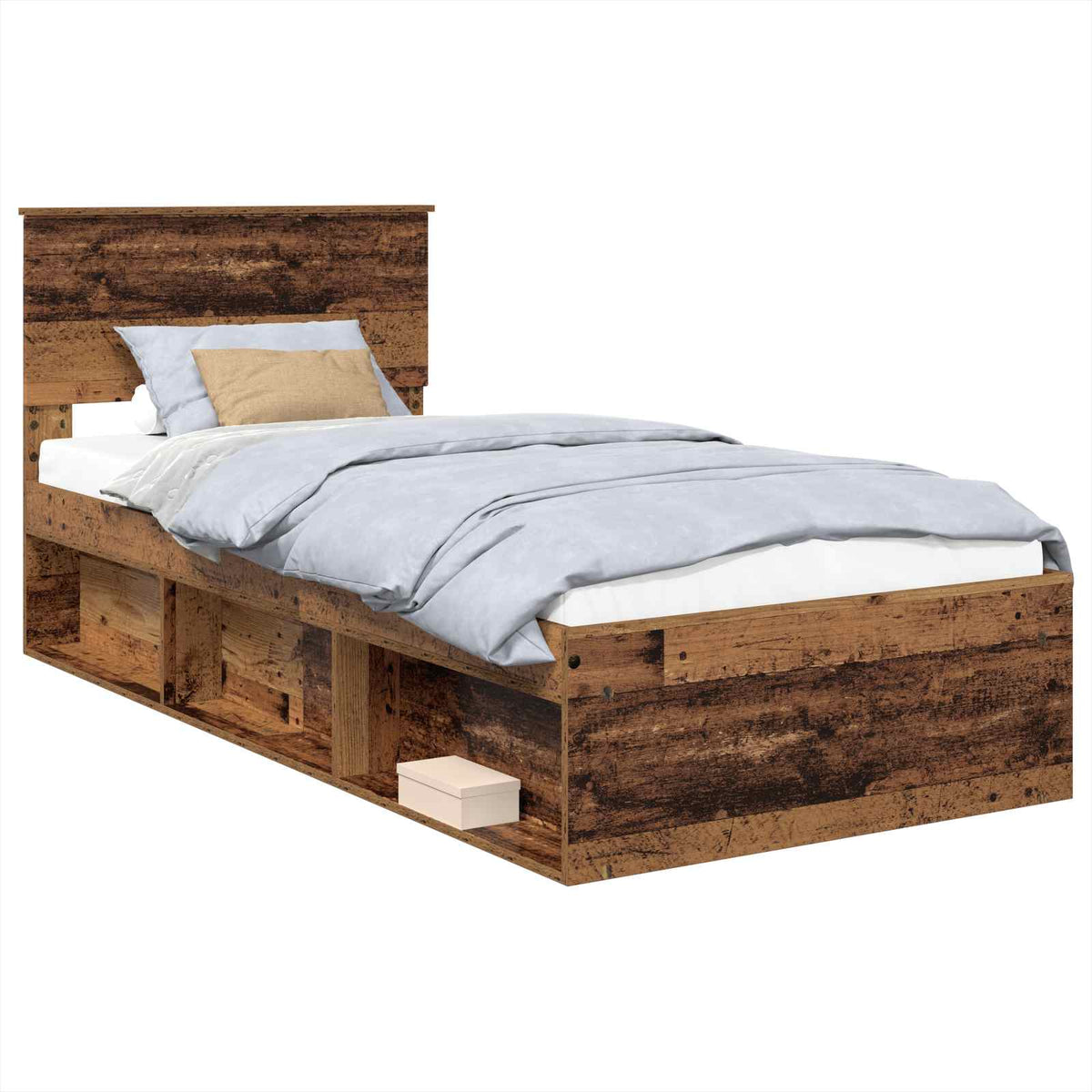 Bed Frame Headboard Engineered wood Old