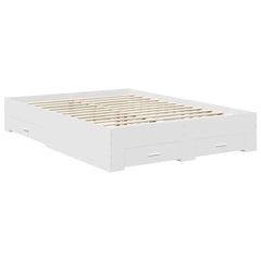 Bed Frame Engineered Wood White