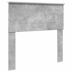 Bed Frame Engineered Wood Length Concrete grey