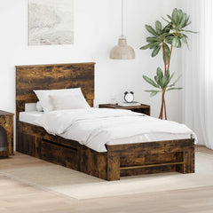 Bed Frame Engineered Wood Smoked oak