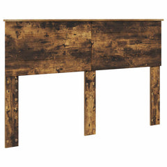 Bed Frame Engineered Wood Length Smoked Oak