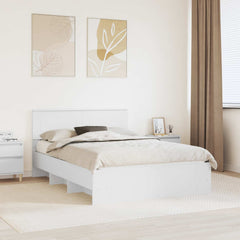 Bed Frame Engineered Wood Length White