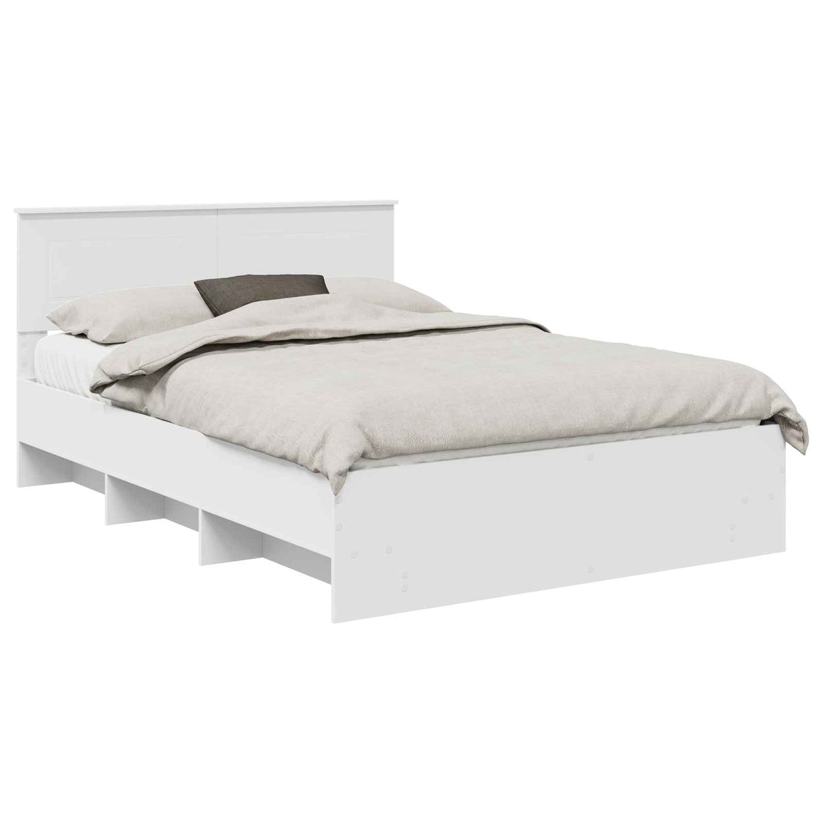 Bed Frame Engineered Wood Length White