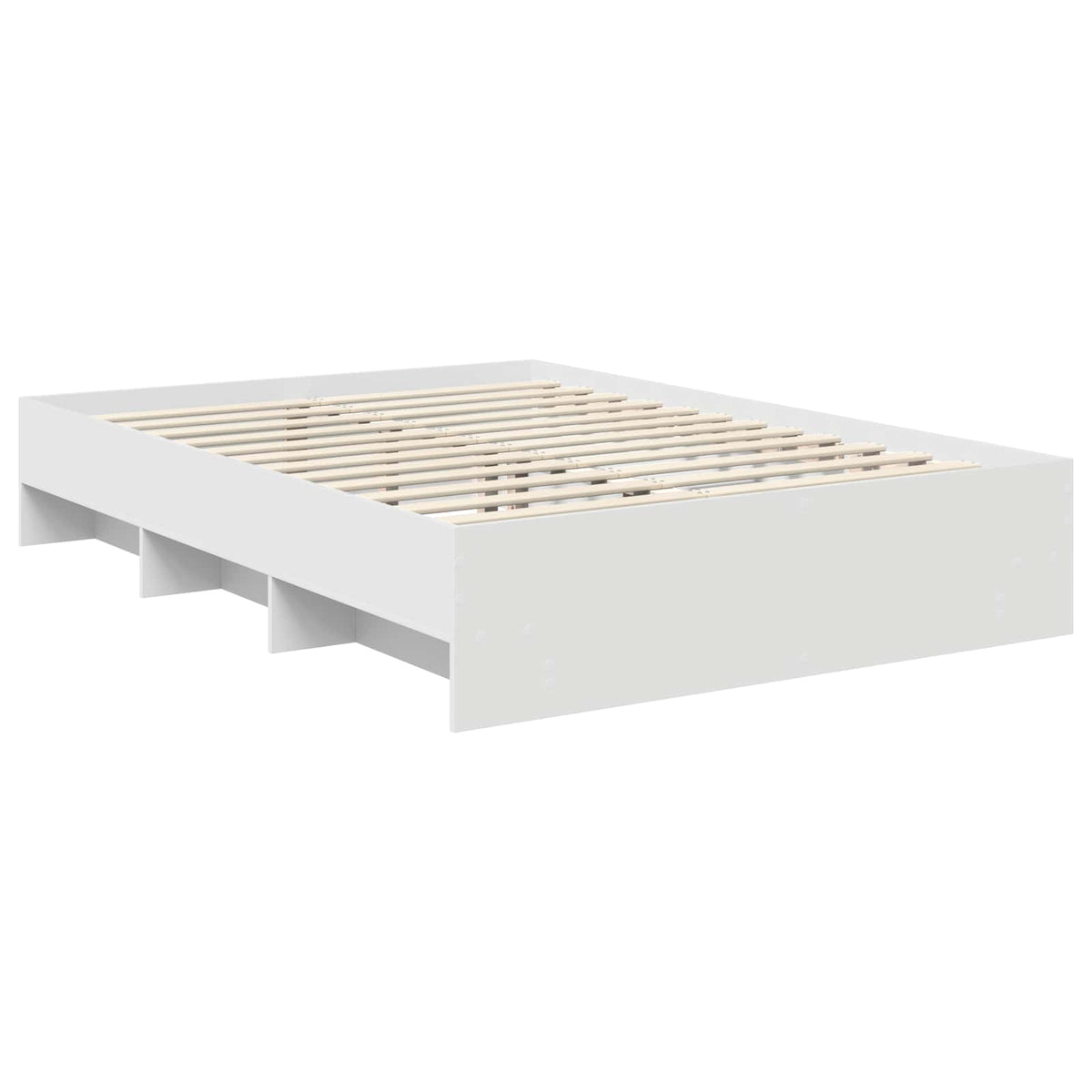 Bed Frame Engineered Wood Length White