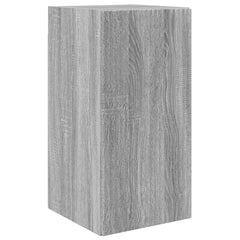 TV Wall Cabinet Set 4 pcs Engineered Wood Grey sonoma