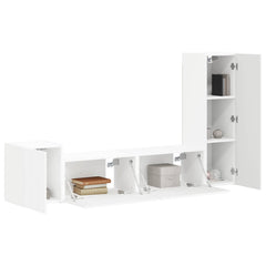 TV Cabinet Set 4 pcs 30 x 31 x 100 cm White