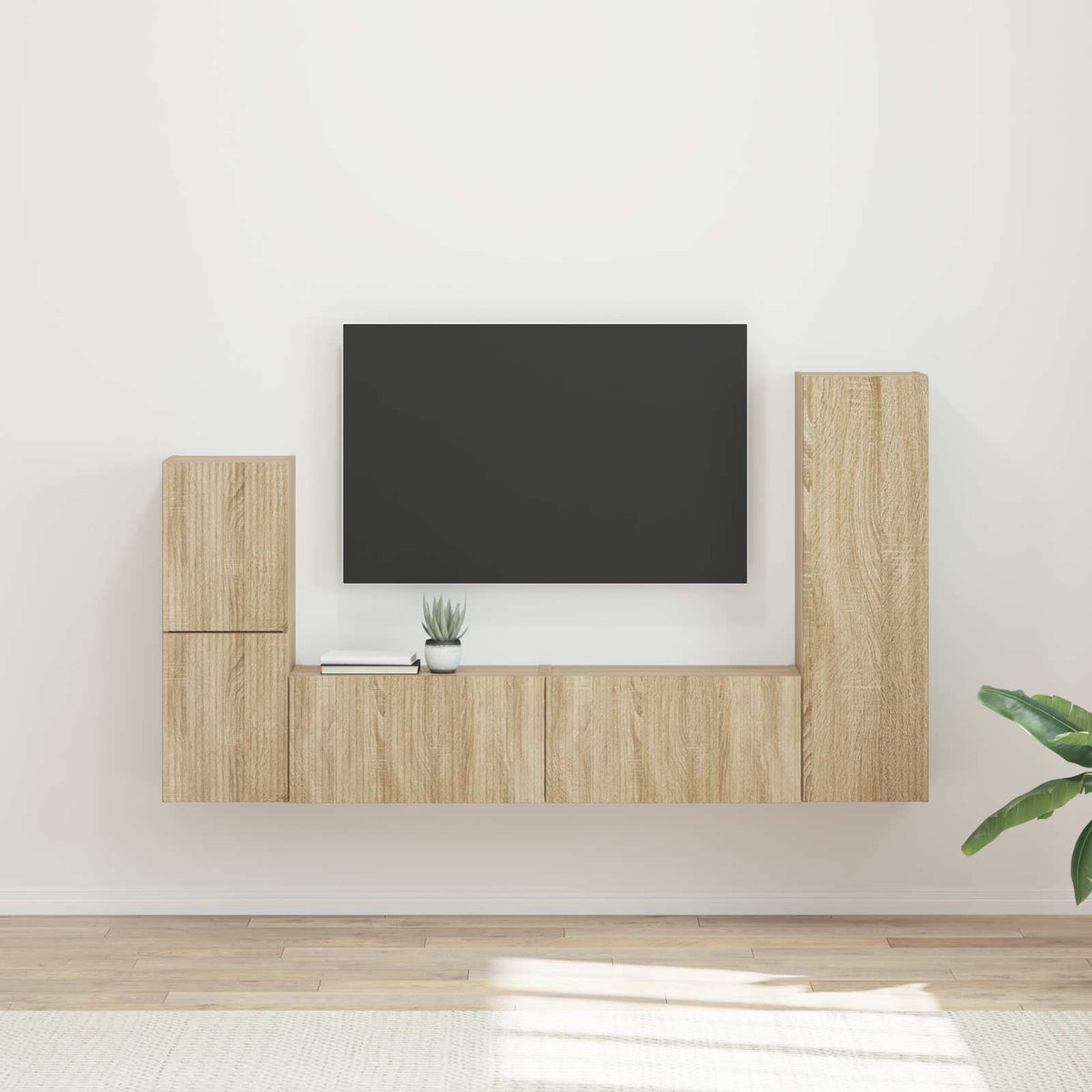 TV Cabinet Set 4 pcs 30 x 31 x 100 cm Sonoma oak