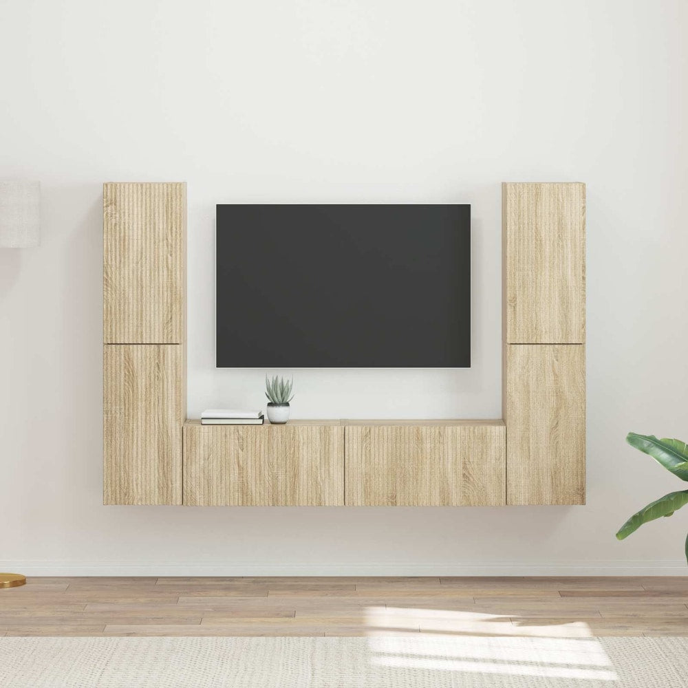 TV Cabinet Set 6 pcs 31 x 30 x 60 cm Sonoma oak