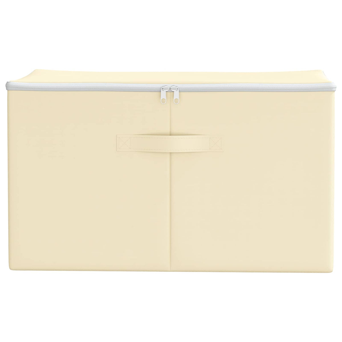 Storage Box Non-woven fabric 90 L Cream 6 pcs 55 cm 32 cm 35 cm