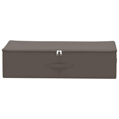 vidaXL Storage Box 6 pcs Non-woven fabric 70 x 40 x 18 cm 50.4 L Grey 4