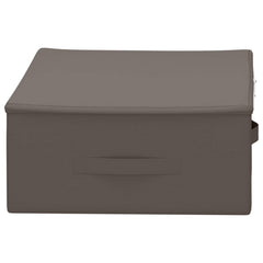 vidaXL Storage Box 6 pcs Non-woven fabric 70 x 40 x 18 cm 50.4 L Grey 5