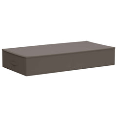 vidaXL Storage Box 2 pcs Non-woven fabric 90 x 48 x 15 cm 64.8 L Grey 6