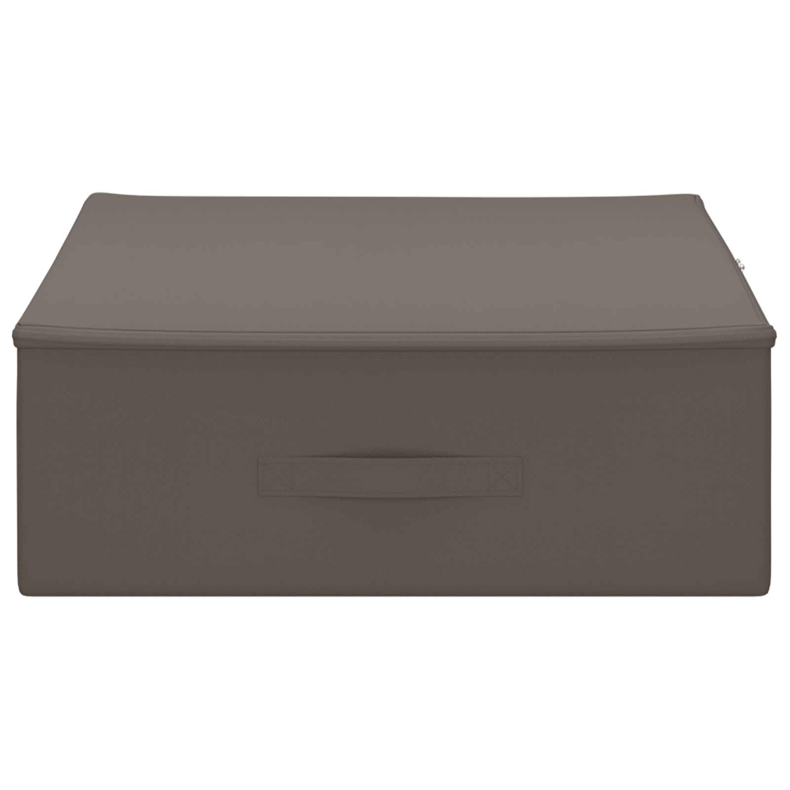 vidaXL Storage Box 2 pcs Non-woven fabric 100 x 50 x 18 cm 90 L Grey 5