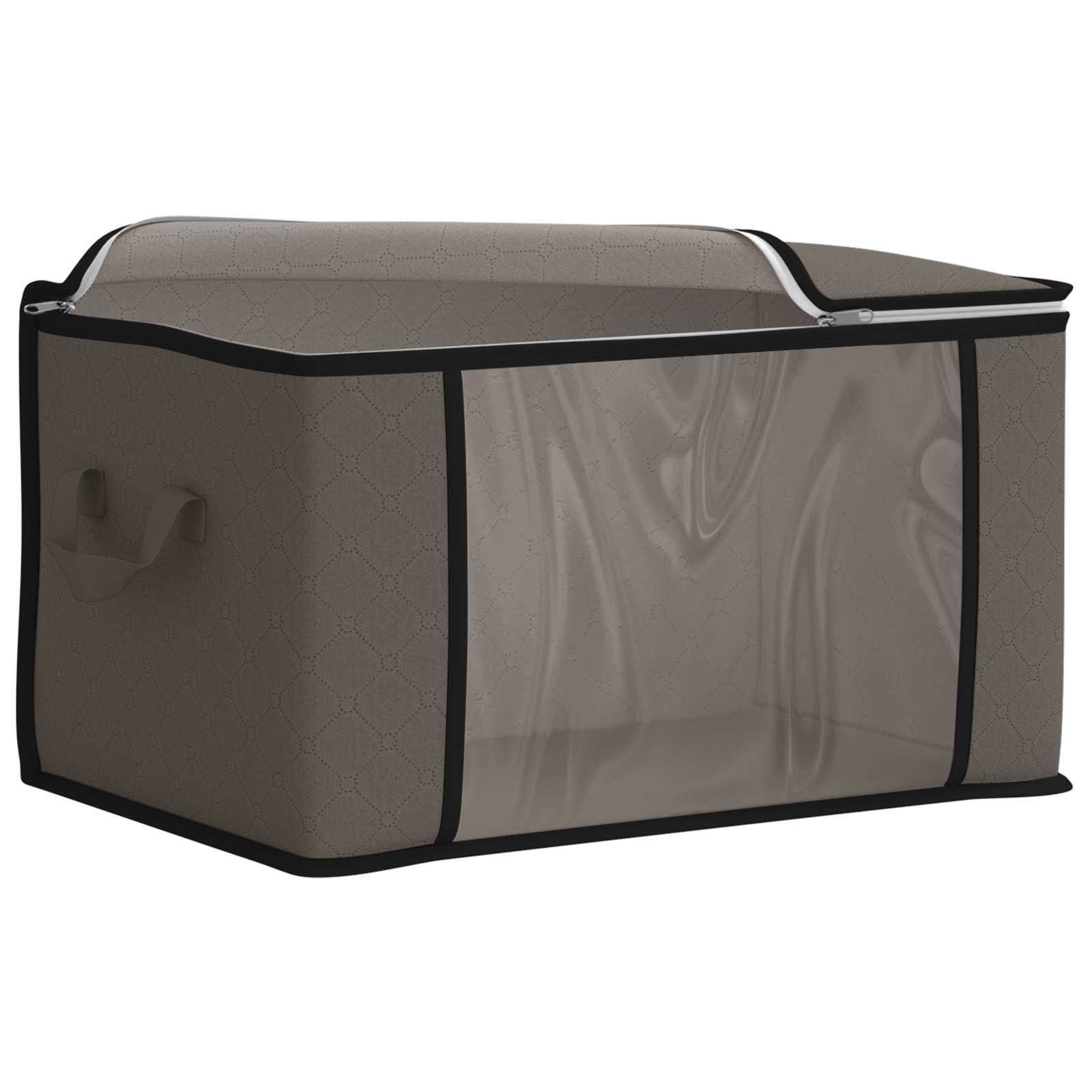 vidaXL Storage Box with Transparent Side Window 6 pcs Non-woven fabric 4