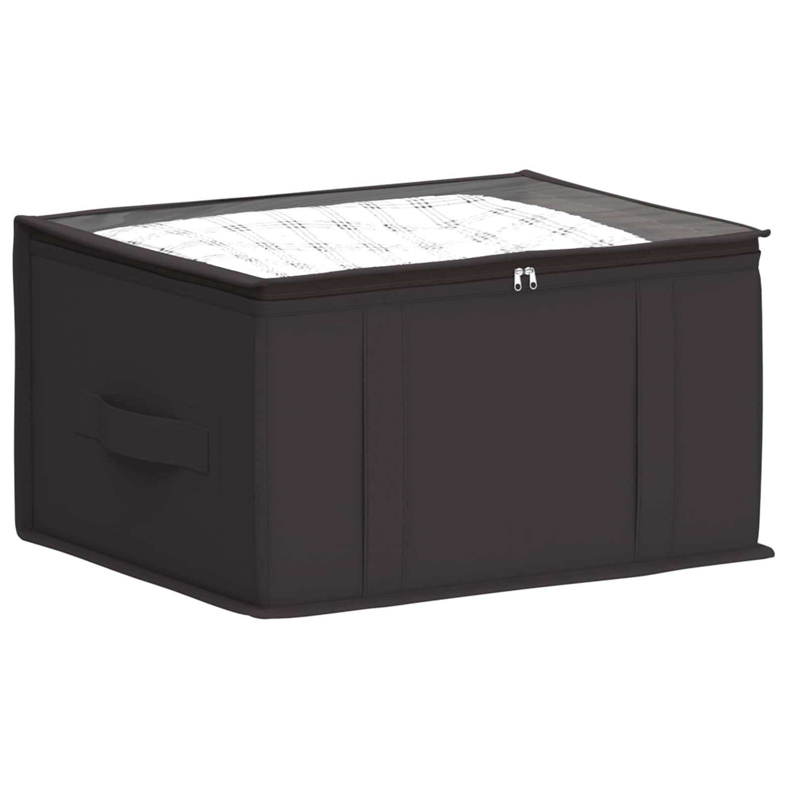 vidaXL Storage Box with Transparent Top Window 6 pcs Non-woven fabric 3