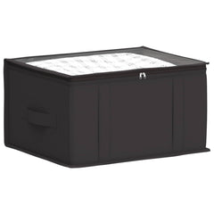 vidaXL Storage Box with Transparent Top Window 6 pcs Non-woven fabric 3