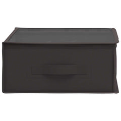 vidaXL Storage Box with Transparent Top Window 6 pcs Non-woven fabric 6