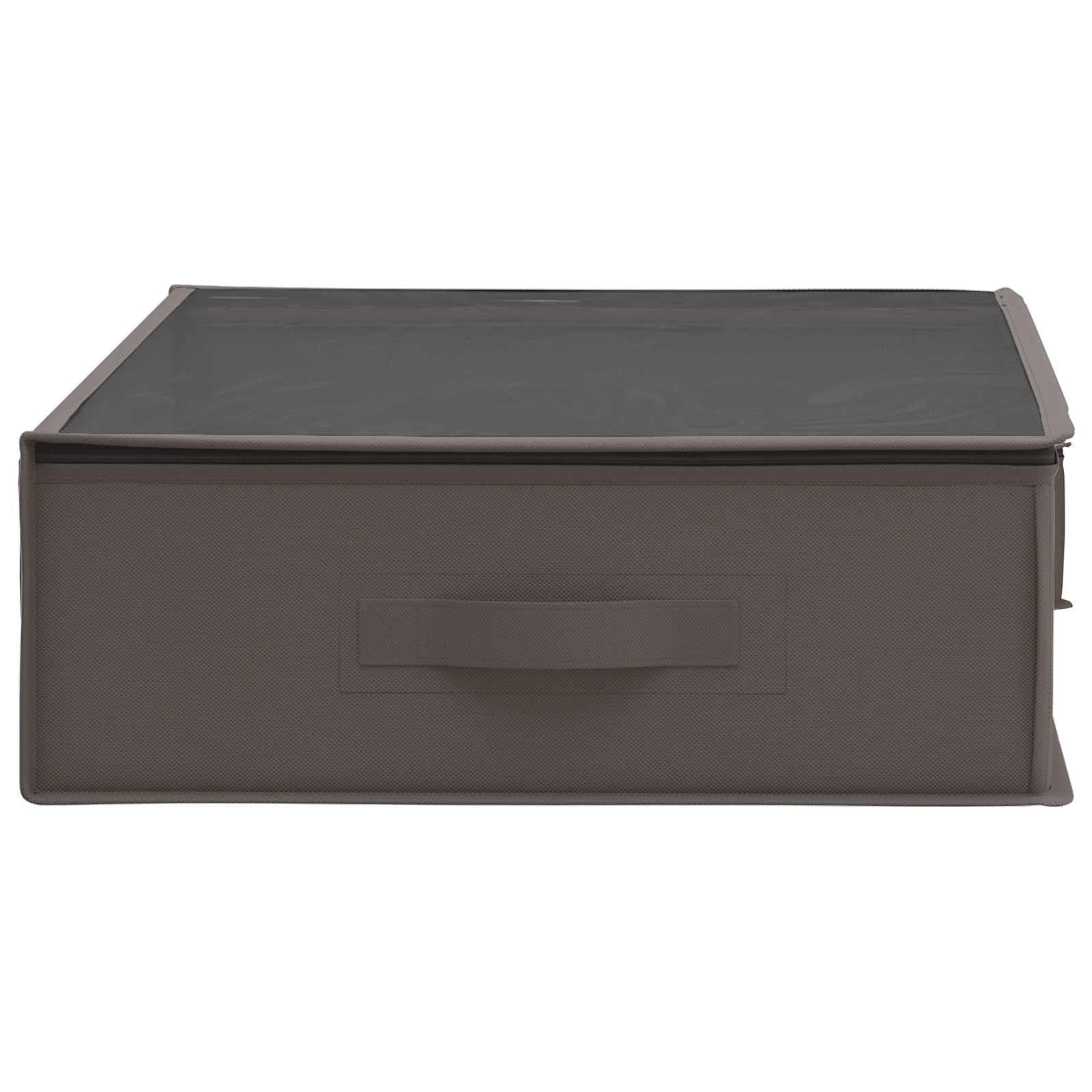 vidaXL Storage Box with Transparent Top Window 6 pcs Non-woven fabric 6