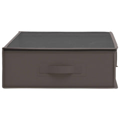 vidaXL Storage Box with Transparent Top Window 6 pcs Non-woven fabric 6