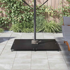 vidaXL Parasol Base 52 kg Black Steel Square Adjustable 4
