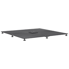 vidaXL Parasol Base 52 kg Dark grey Steel Square Adjustable 2