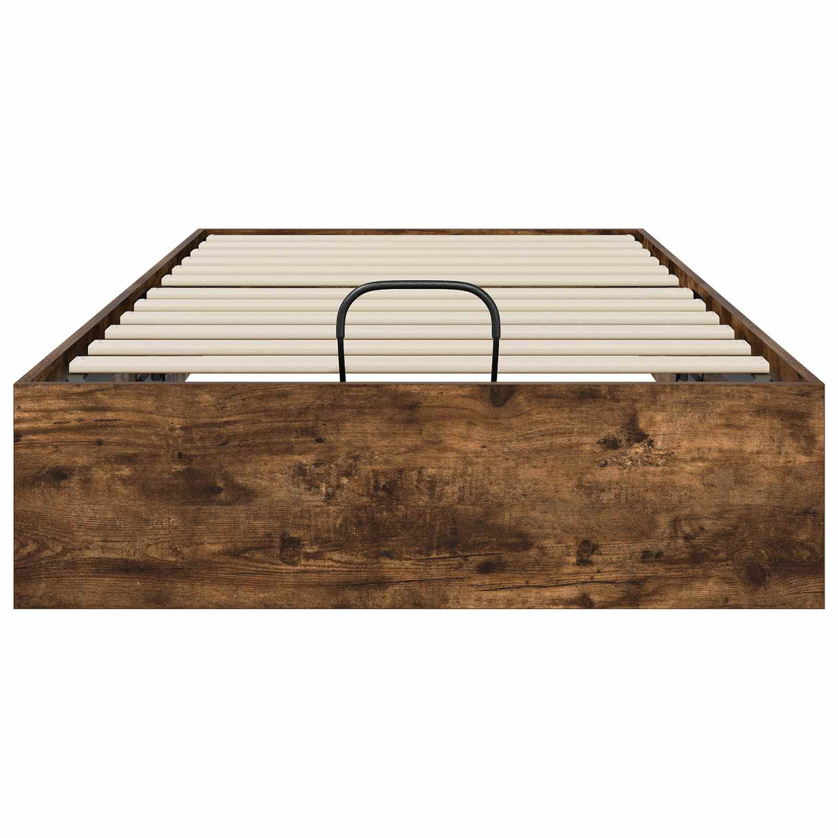 Ottoman Bed Frame Engineered Wood Length 200 cm Smoked Oak 90 cm