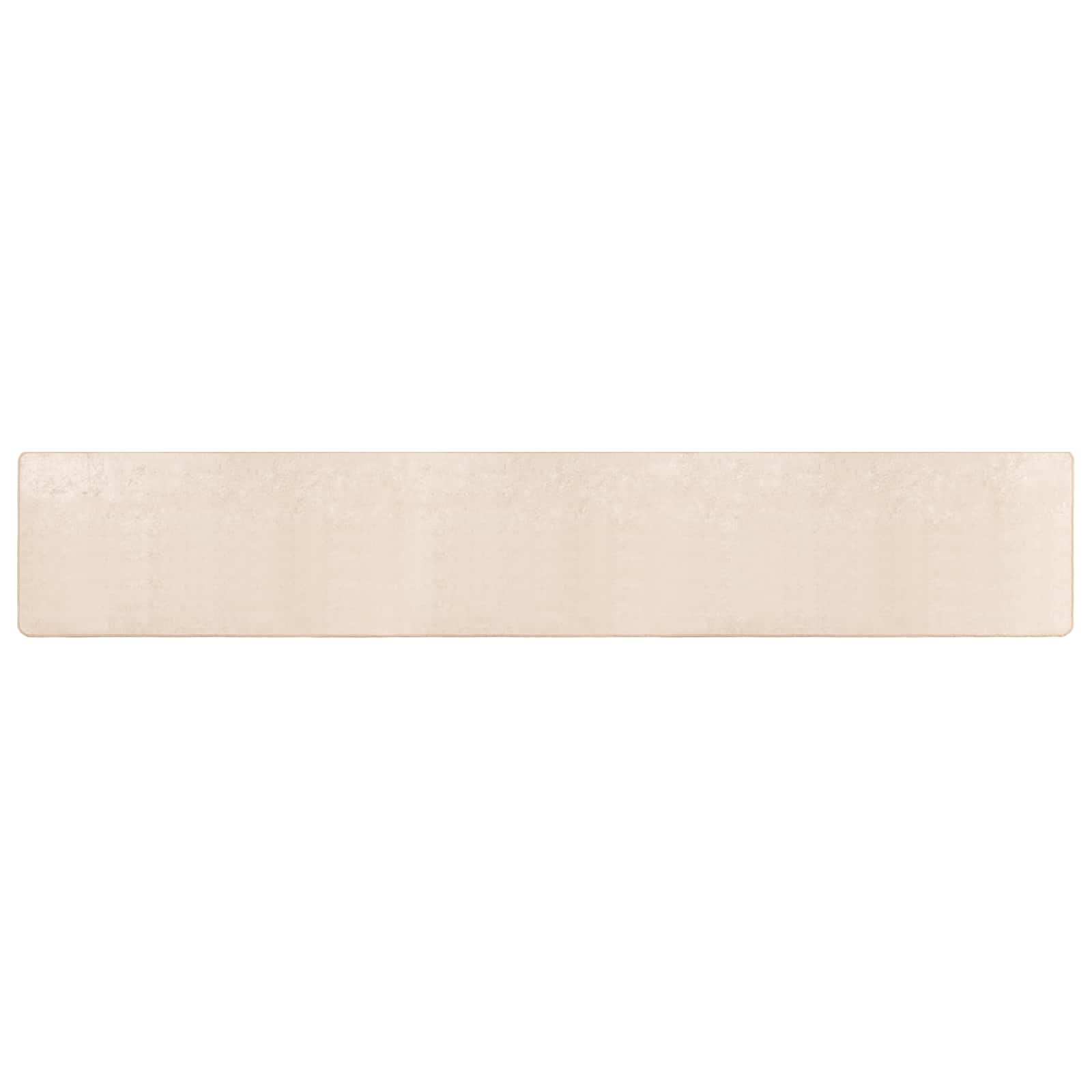 vidaXL Rug Runner MARSA Cream 50 x 400 cm Polyester and PVC 2