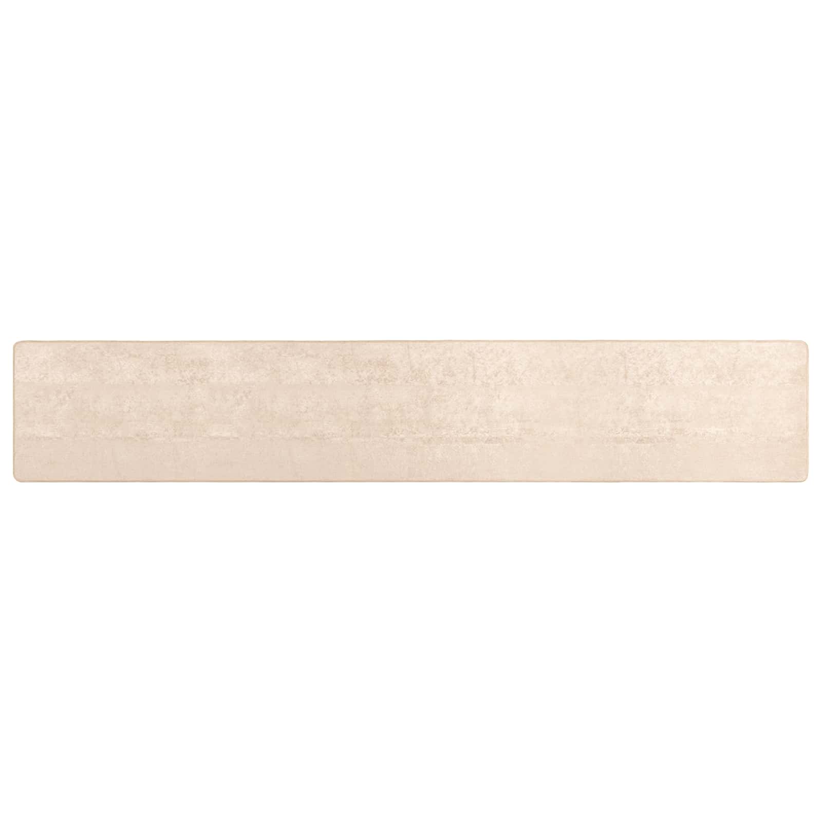 vidaXL Rug Runner MARSA Cream 80 x 400 cm Polyester and PVC 2