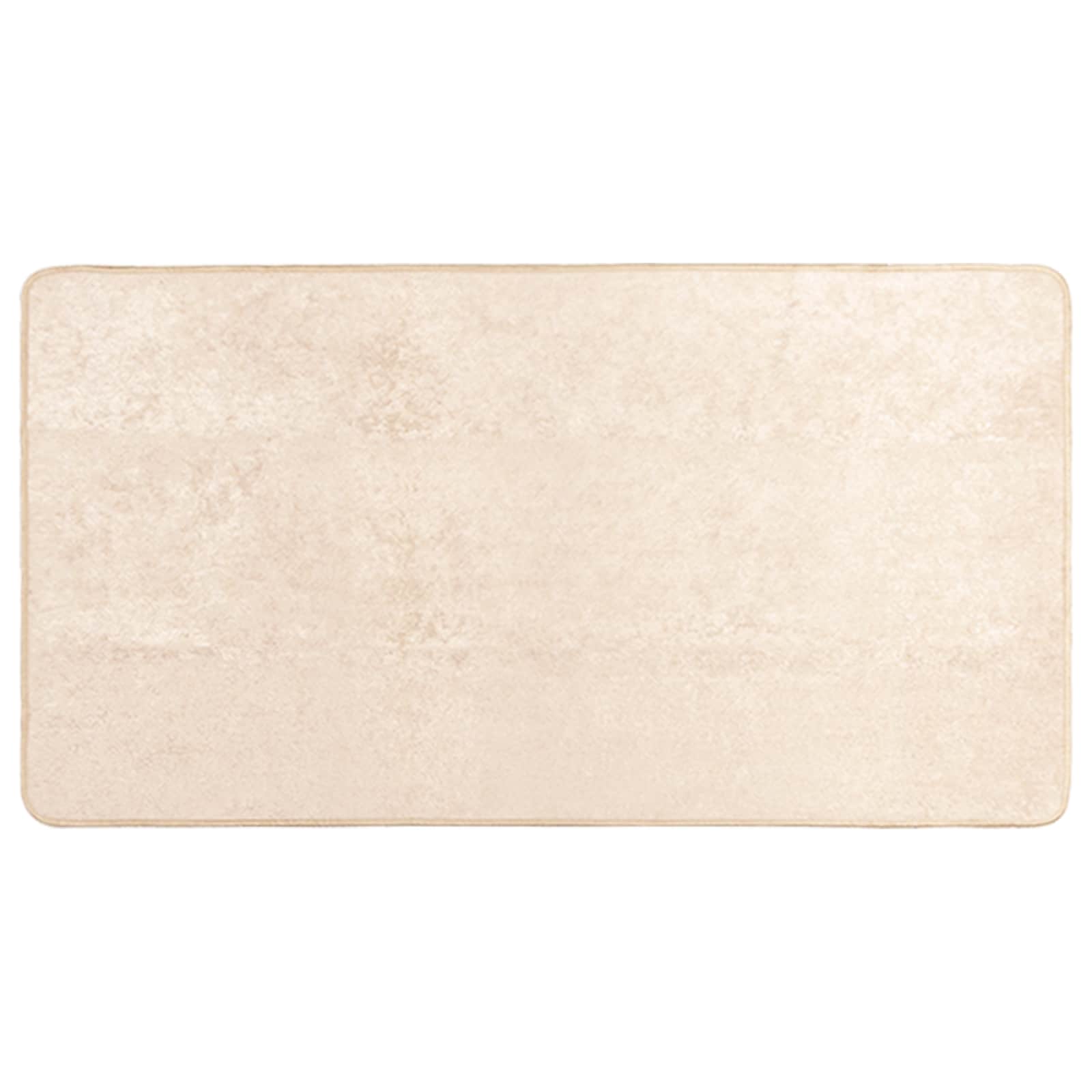 vidaXL Rug Runner MARSA Cream 100 x 200 cm Polyester and PVC 2