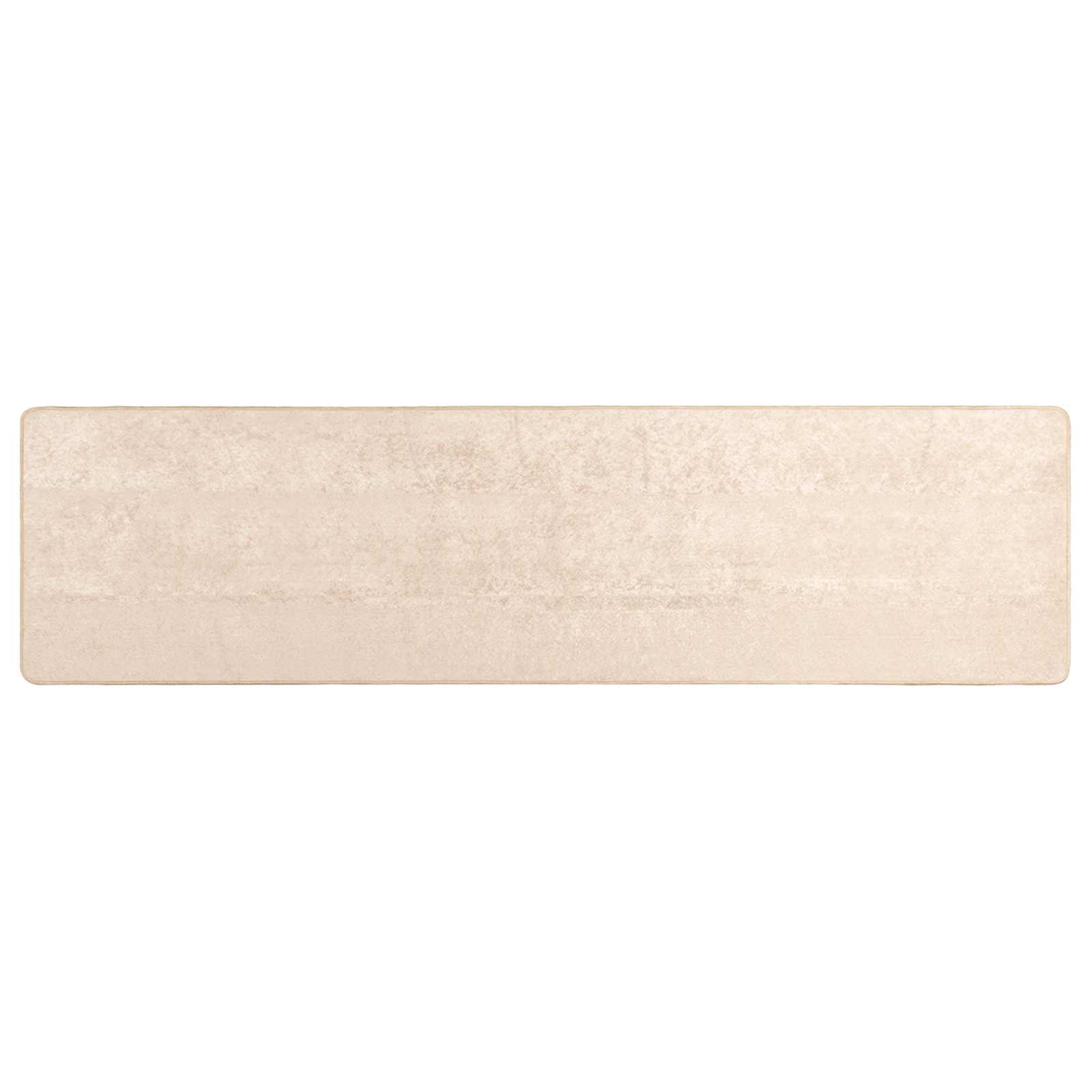 vidaXL Rug Runner MARSA Cream 100 x 350 cm Polyester and PVC 2