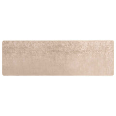 vidaXL Rug Runner MARSA Beige 80 x 250 cm Polyester and PVC 2