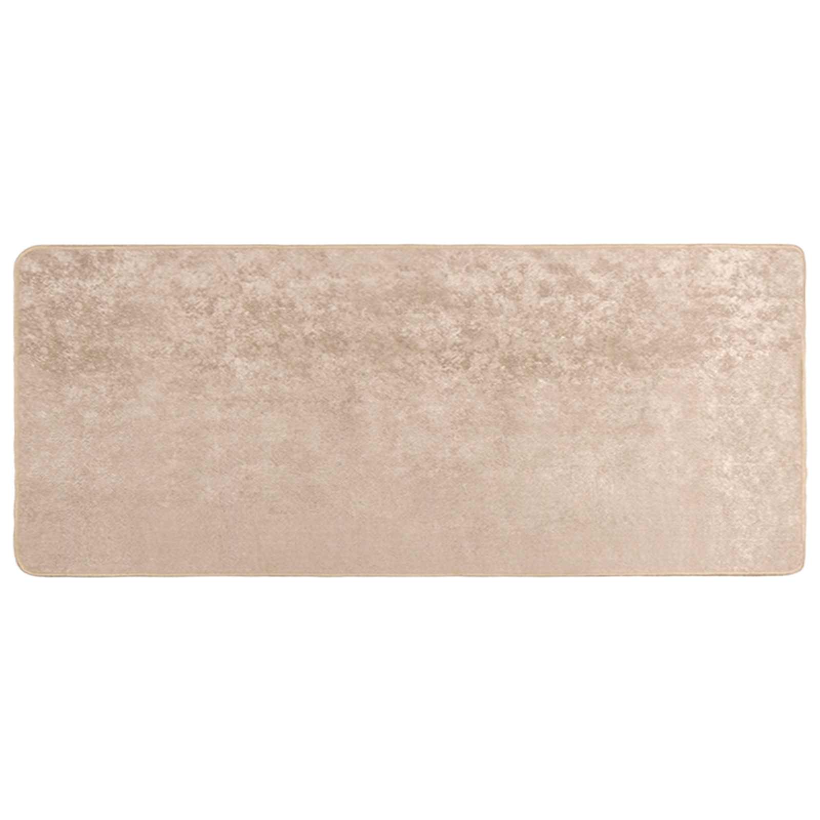 vidaXL Rug Runner MARSA Beige 100 x 200 cm Polyester and PVC 2