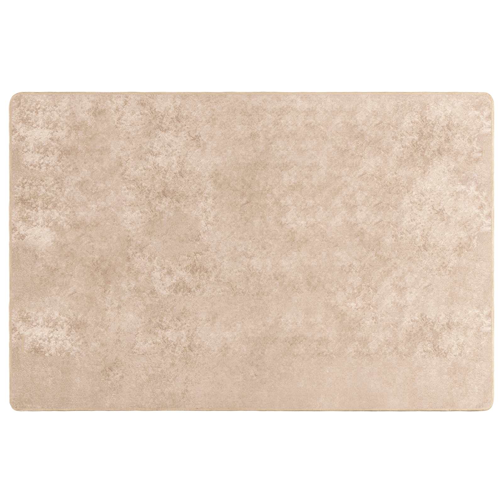 vidaXL Rug Runner MARSA Beige 120 x 170 cm Polyester and PVC 2