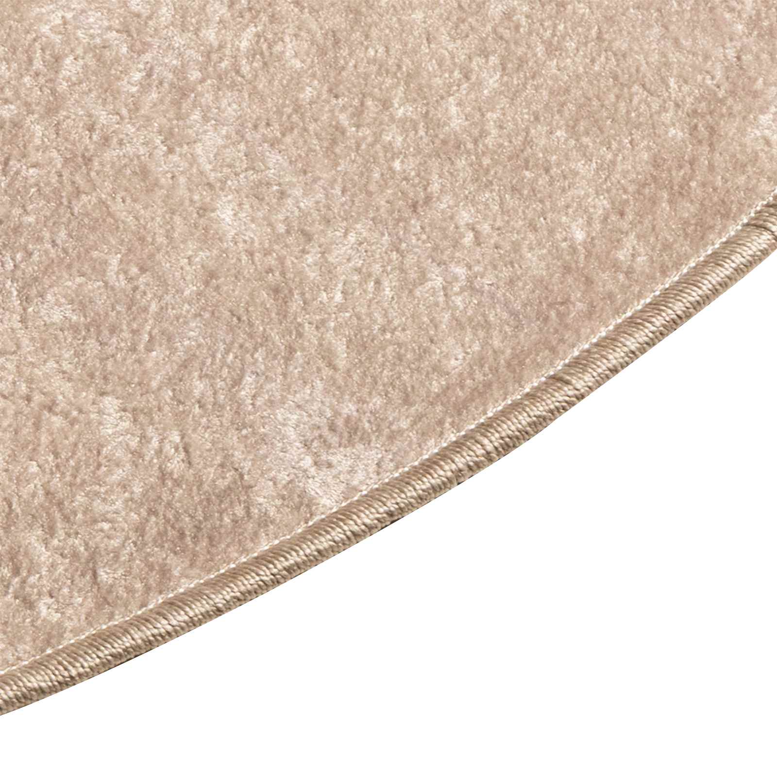 vidaXL Rug Runner MARSA Beige 120 x 120 cm Polyester and PVC 3