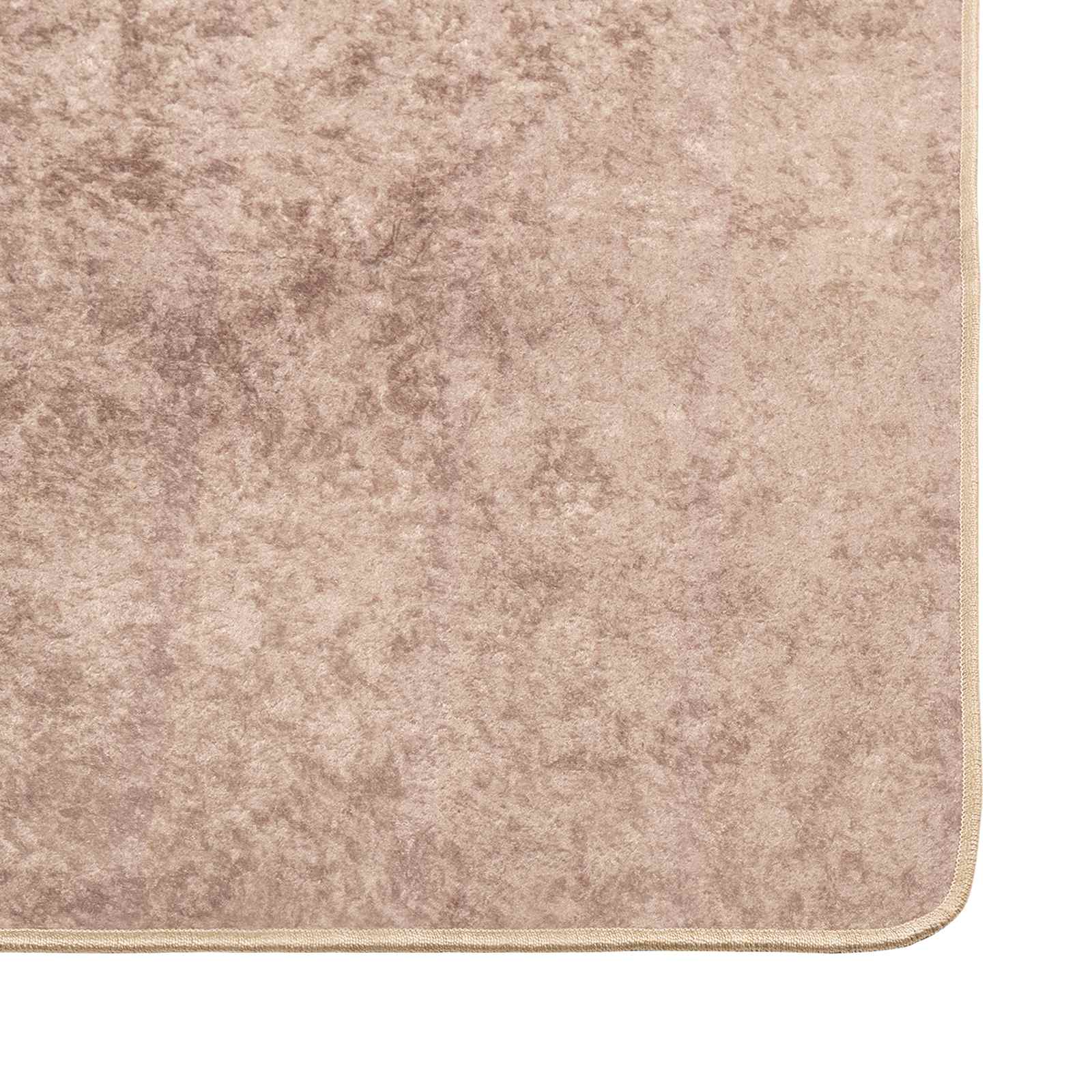 vidaXL Rug Runner MARSA Sand 80 x 400 cm Polyester and PVC 5