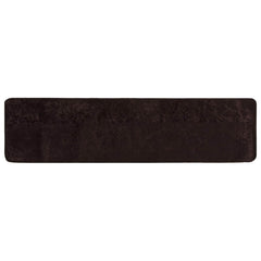 vidaXL Rug Runner MARSA Anthracite 80 x 400 cm Polyester and PVC 2