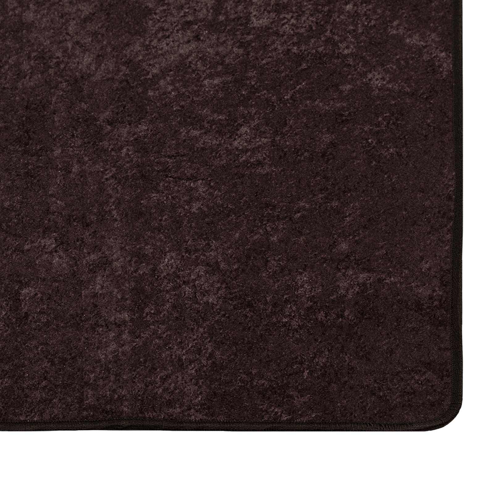 vidaXL Rug Runner MARSA Anthracite 80 x 450 cm Polyester and PVC 5